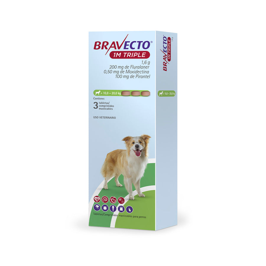Bravecto 1M Triple 3 Tabs.