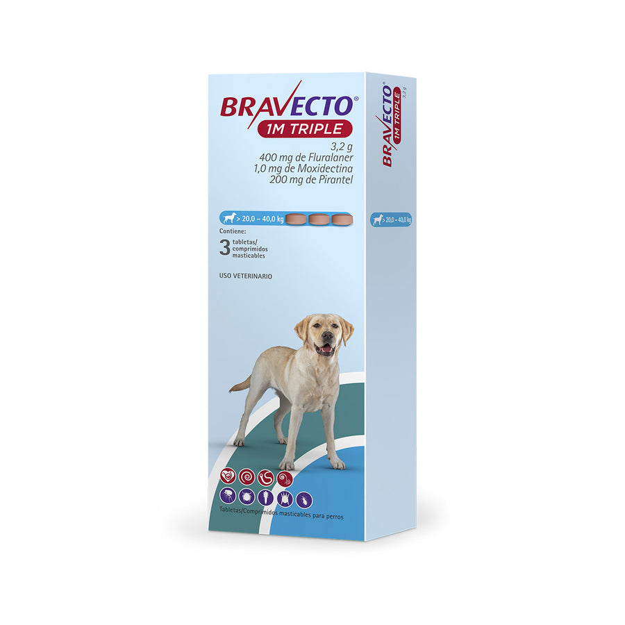 Bravecto 1M Triple 3 Tabs.