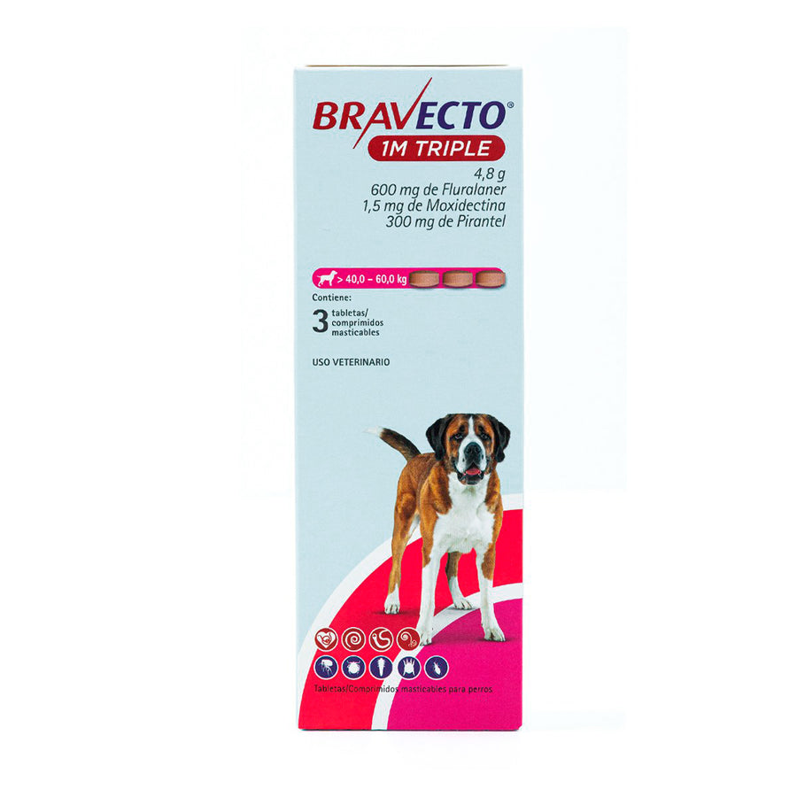 Bravecto 1M Triple 3 Tabs.