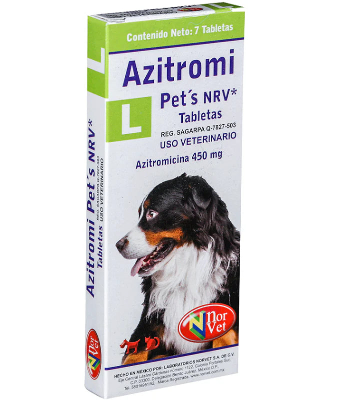 Azitromi Pets NRV Tabletas L 7 Tabs