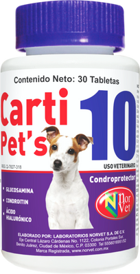 Carti Pets 10 NRV 30 Tabletas