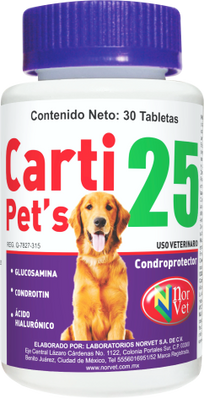 Carti Pets 25 NRV 30 Tabletas