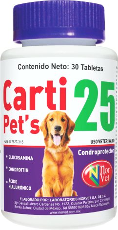 Carti Pets 25 NRV 30 Tabletas