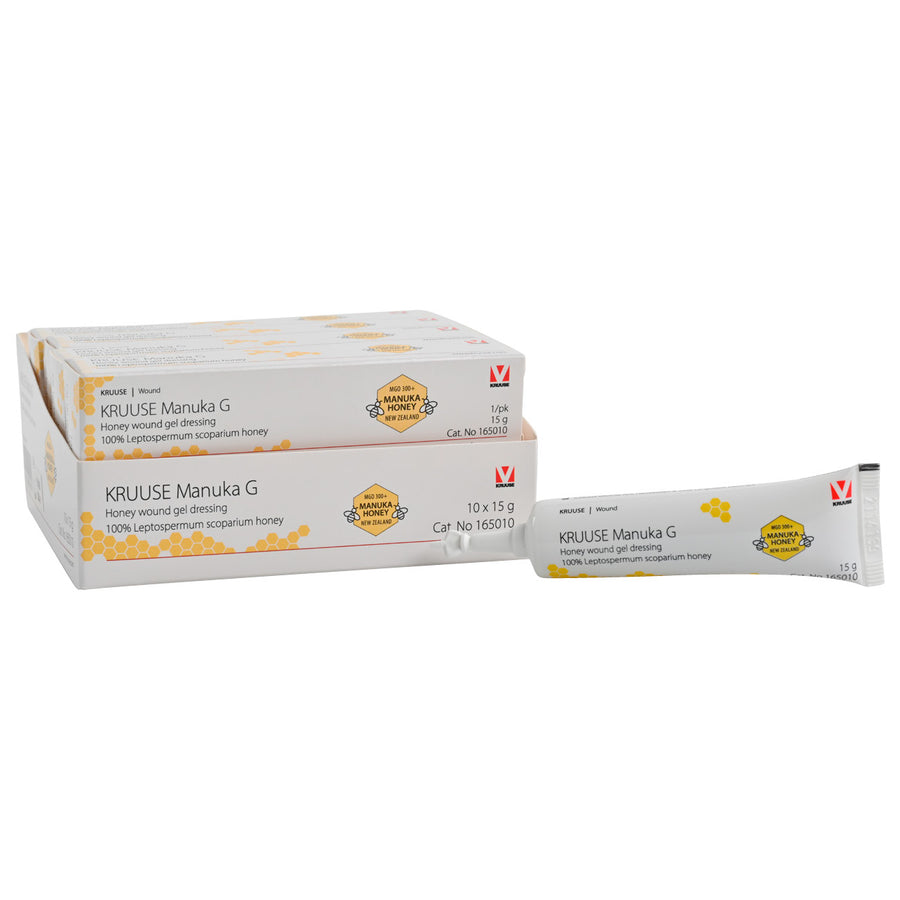 Kruuse Manuka G, 10 x 15 g Gel, estéril