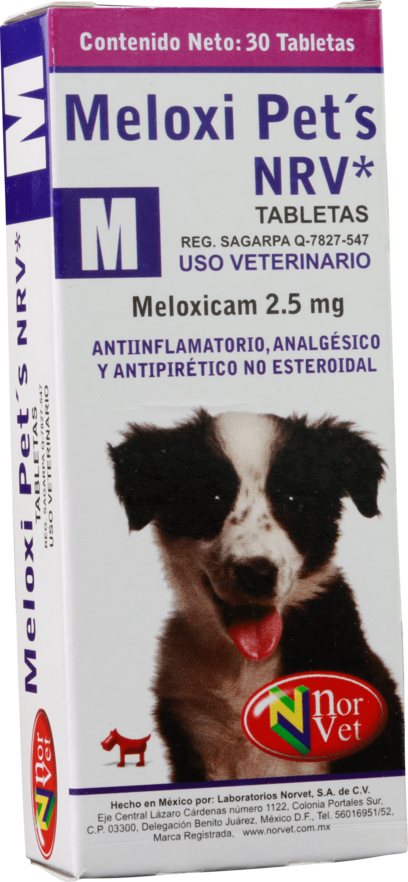 Meloxi Pets M 2.5 Mg. (1x25 kg) 30 Tabs
