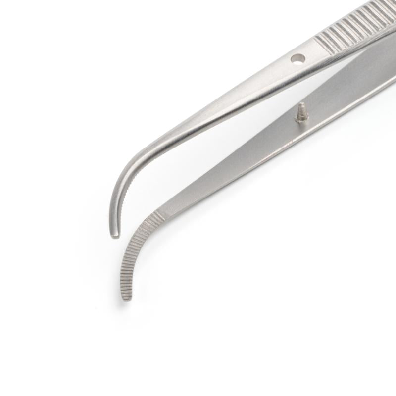 Pinza quirúrgica 12.5 cm curva