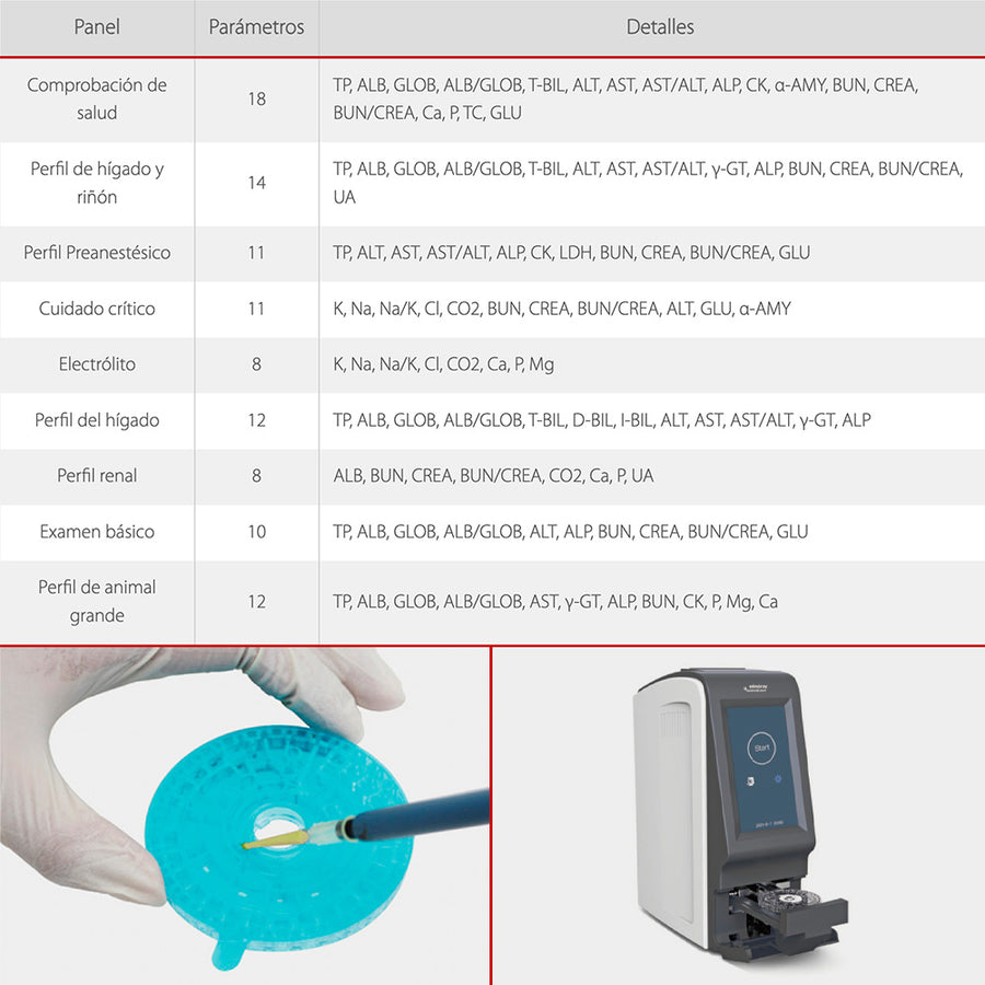 Electrolítos Mindray para Química Sanguínea