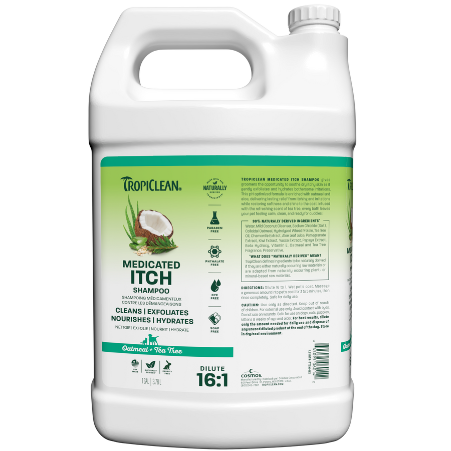 Shampoo Medicado Anti-comezón (Galón Profesional)