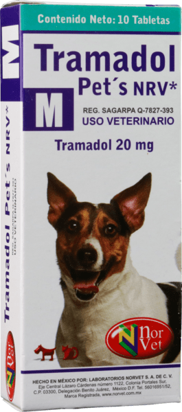 Tramadol Pets M 20 Mg 10 Tabs 1 X 5 Kg