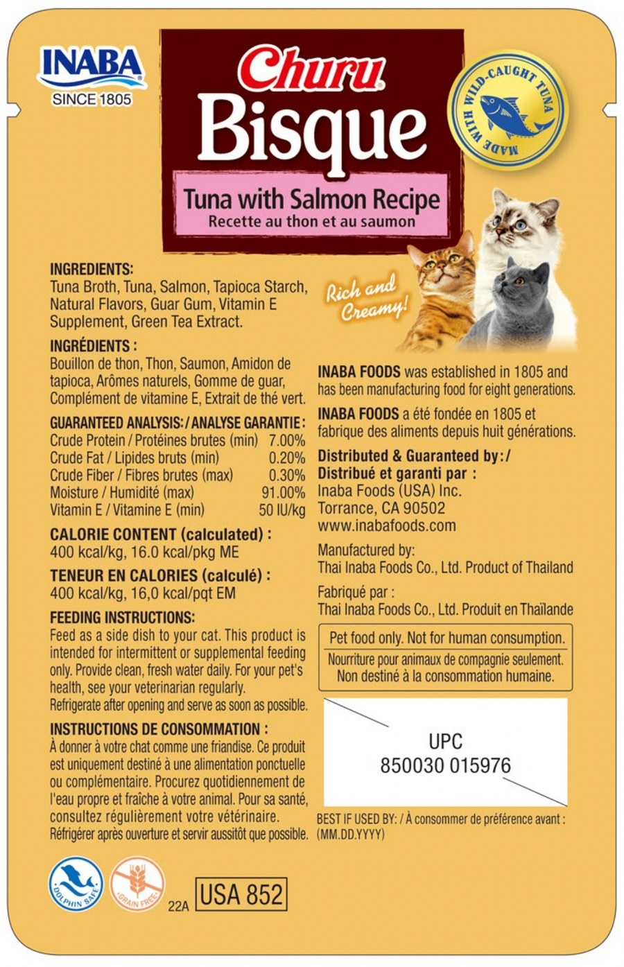 Churu Bisque Receta de Atún con Salmón