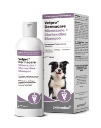 Vetpro Dermacare Miconazole+Clorhexidine Shampoo