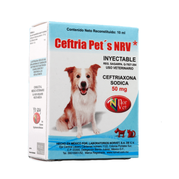 Ceftria-Pets 50 mg NRV 10 ml