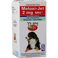 Meloxi Jet 2 Mg Inyectable Pequeñas Especies 20 ML