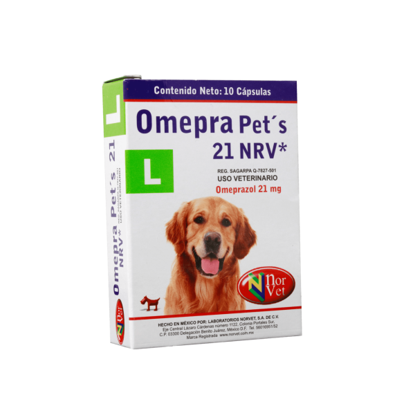 Omepra Pets 21 Mg 10 Caps