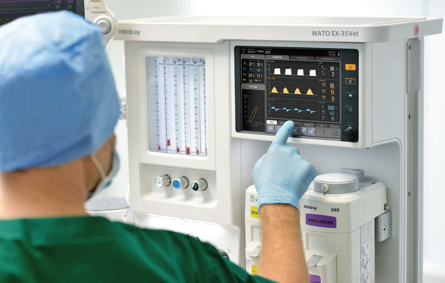 Máquina de Anestesia Inhalada WATO EX-35 Vet