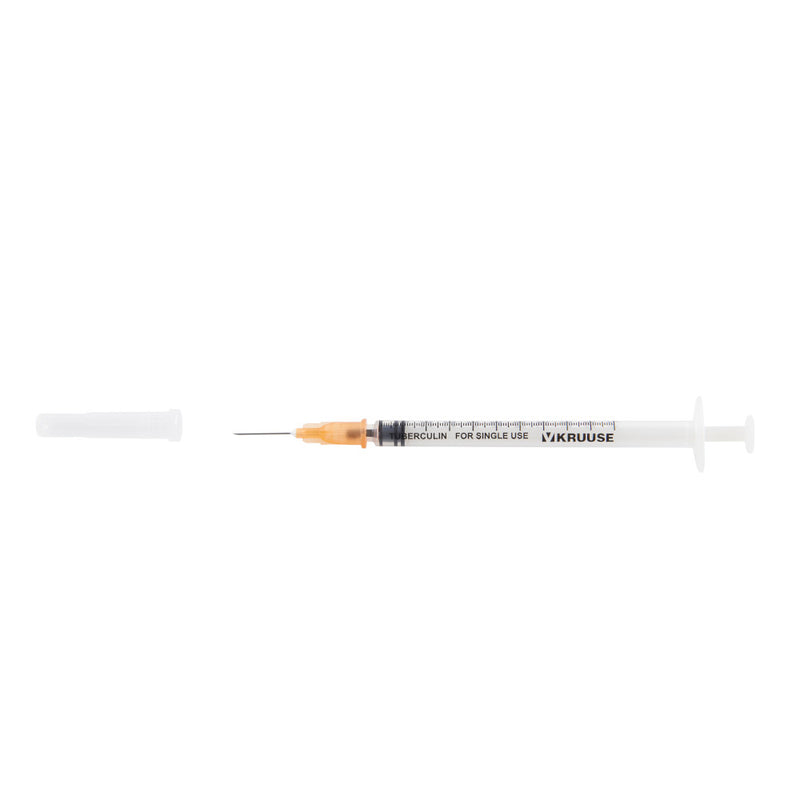 Kruuse Jeringa Tuberculina Desechable 1 ml, 25G X 5/8