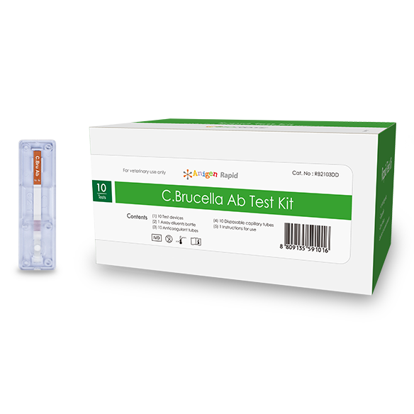 Prueba rápida Brucella Canis Ab, 10 pruebas