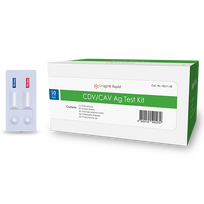 Prueba rápida CDV Ag/CAV Ag, 10 pruebas