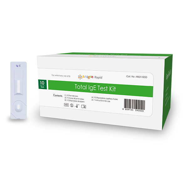 Prueba rápida Total IgE, 10 pruebas